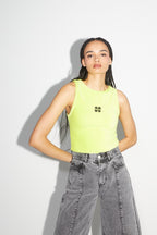 Le Top Milo En Velours Fluo
