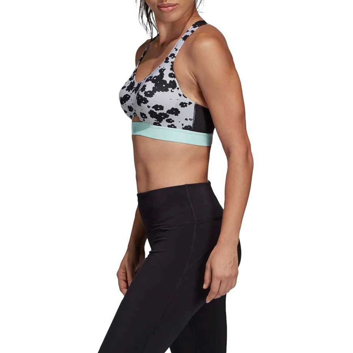 Adidas - Brassière Stronger For It Iteration Adidas By Stella Mccartney - Beige Et Noir - Femme