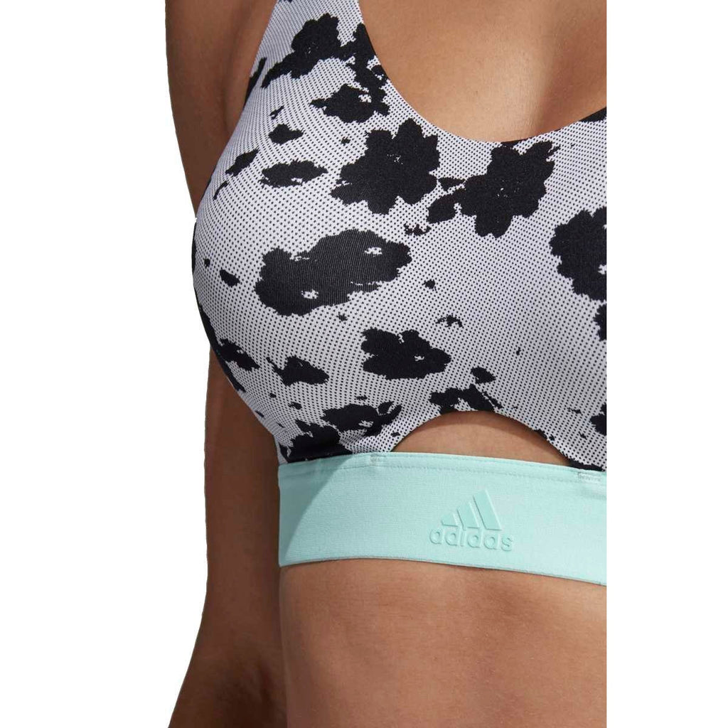 Adidas - Brassière Stronger For It Iteration Adidas By Stella Mccartney - Beige Et Noir - Femme