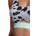 Adidas - Brassière Stronger For It Iteration Adidas By Stella Mccartney - Beige Et Noir - Femme