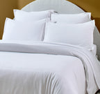 Orea - Housse De Couette - 100% Flanelle De Coton - Blanc
