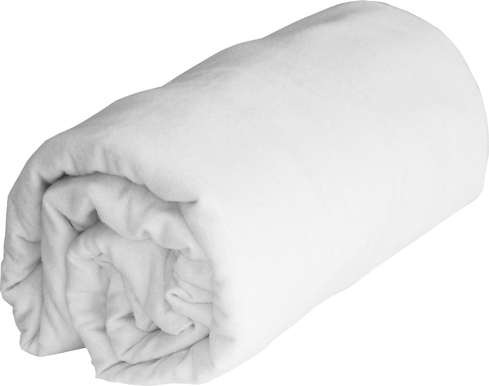 Orea - Drap Housse - 100% Flanelle De Coton - Blanc