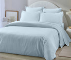 Orea - Housse De Couette - 100% Flanelle De Coton - Bleu