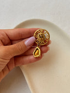 Sonia Rykiel Vintage Brooch - Rhinestone Pendant Pins