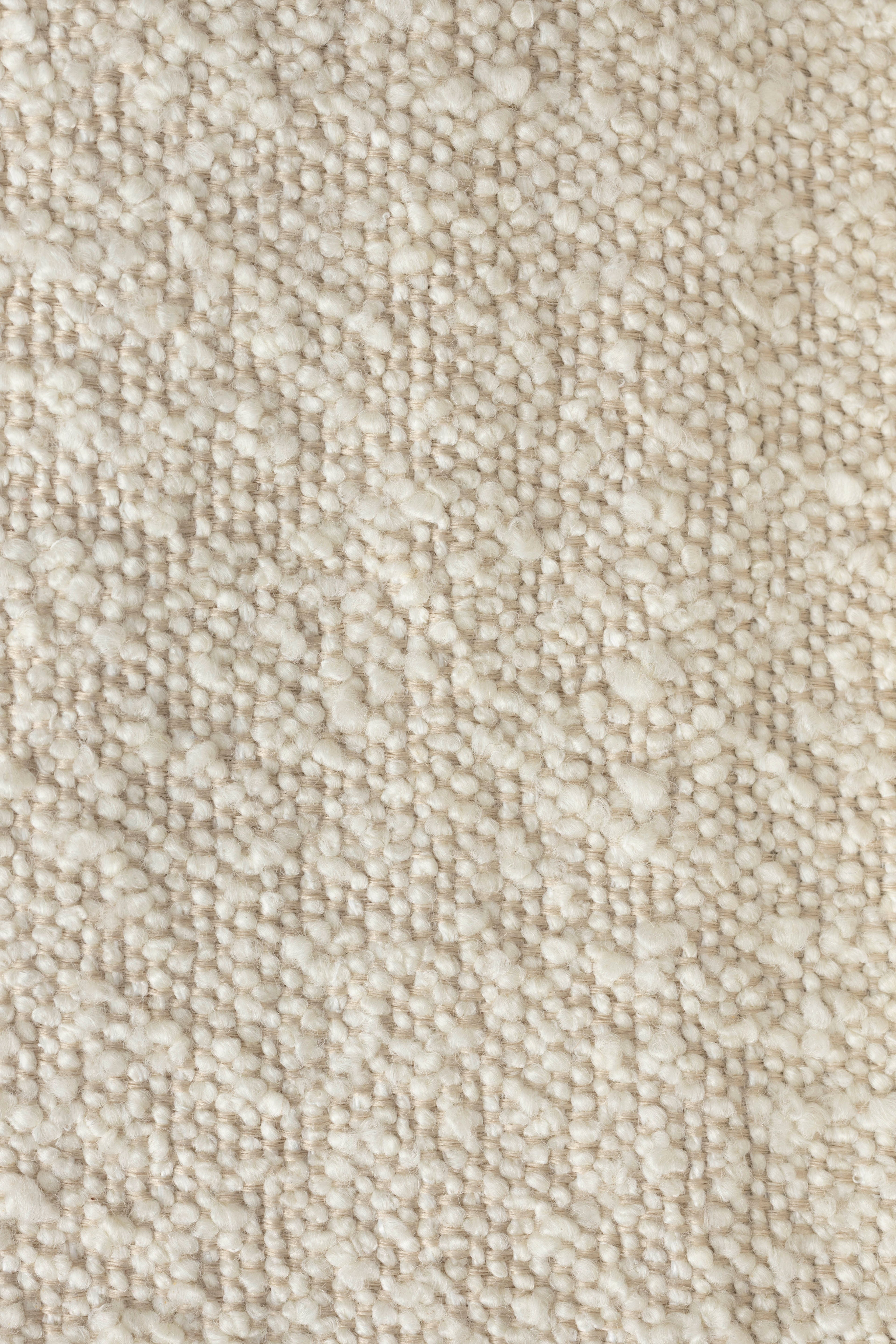 Jake Bouclé - Dining Room Chair - Solid Oak - Off-White