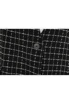 Cazadora bomber de tweed siroco negro de The Leonard