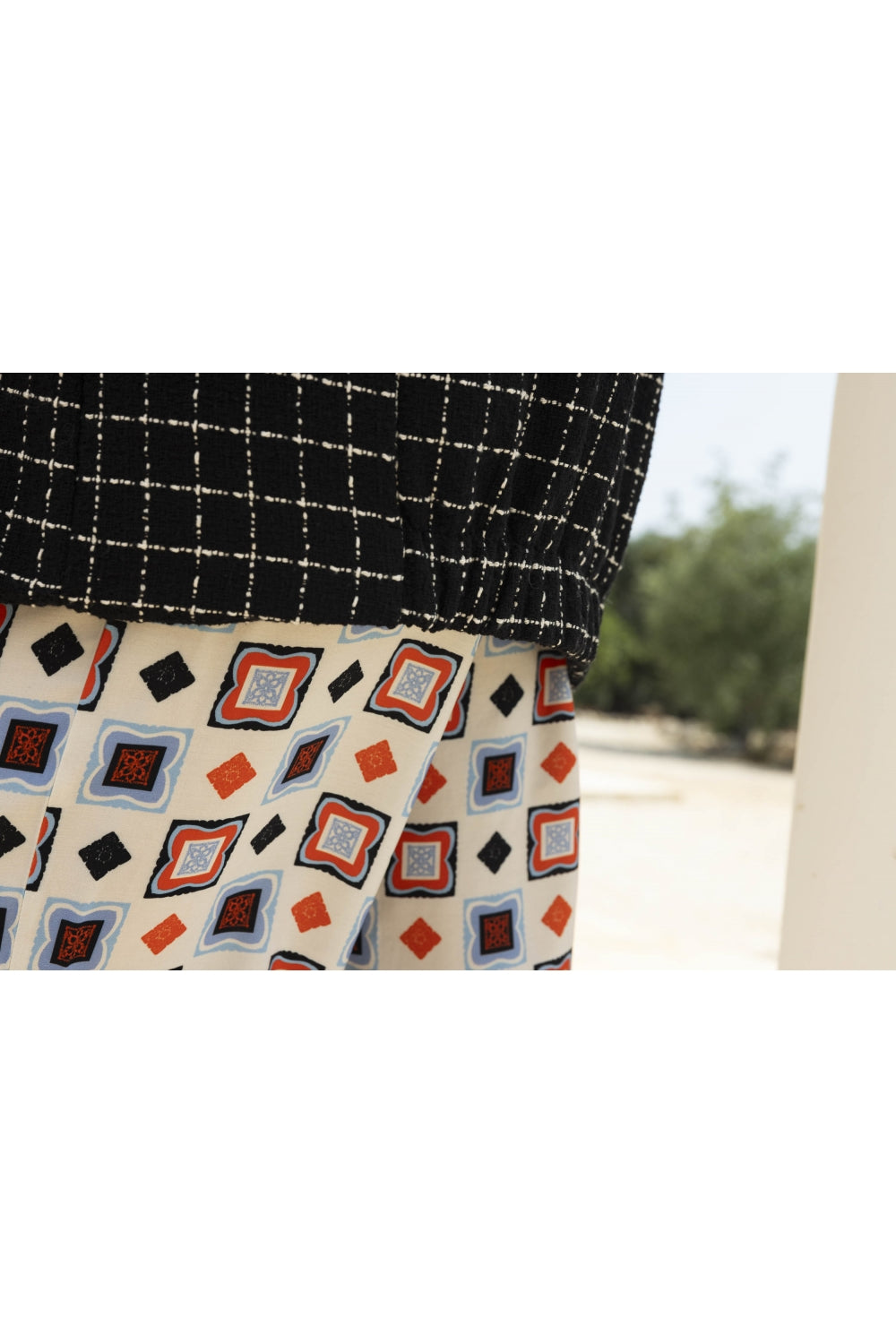 Cazadora bomber de tweed siroco negro de The Leonard