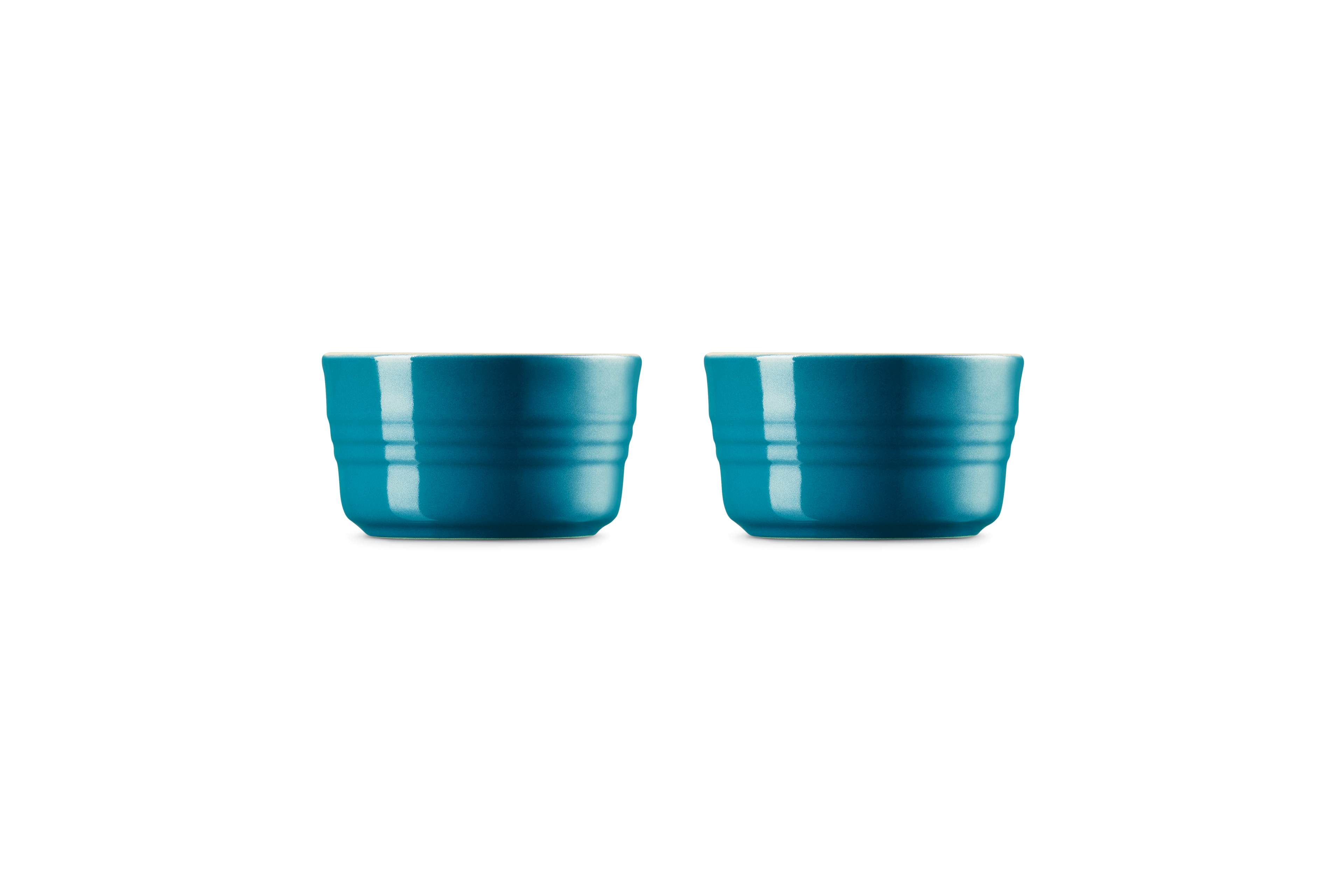 Set De 2 Grandes Ramequines - Cerámica - 240 Ml - Deep Teal