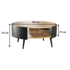 Eklo - 2-Level Coffee Table - Black
