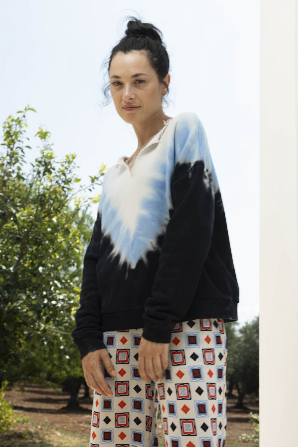 Sudadera The Paolo Tie And Dye Negro
