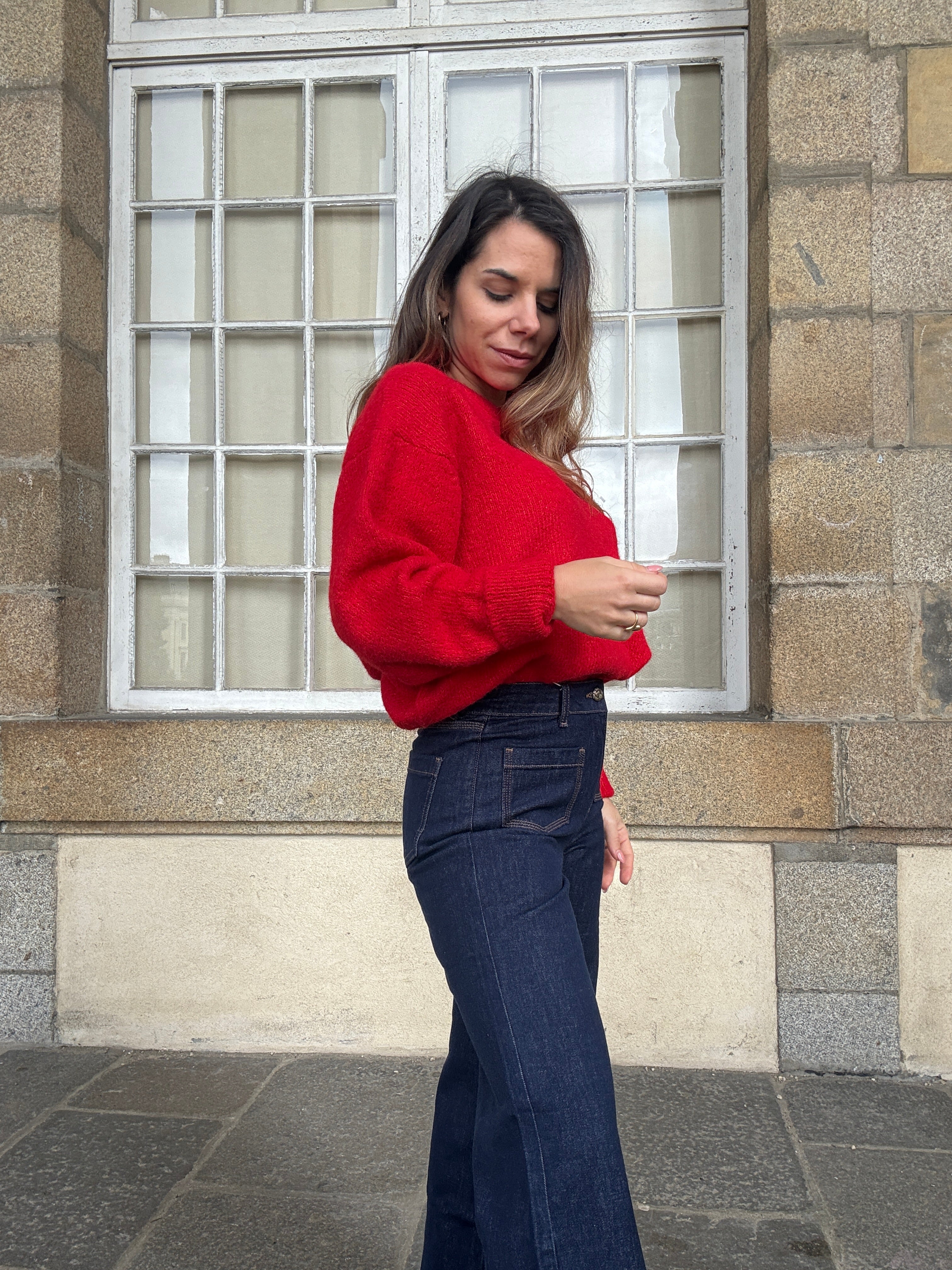 Pull Louise rouge