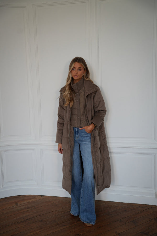 Justin Long Coat - Beige