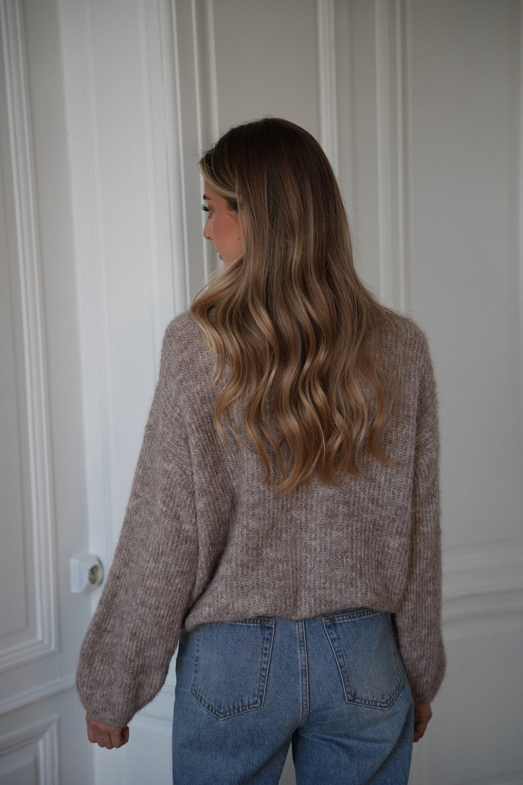 Pull Col Roulé Sora - Taupe