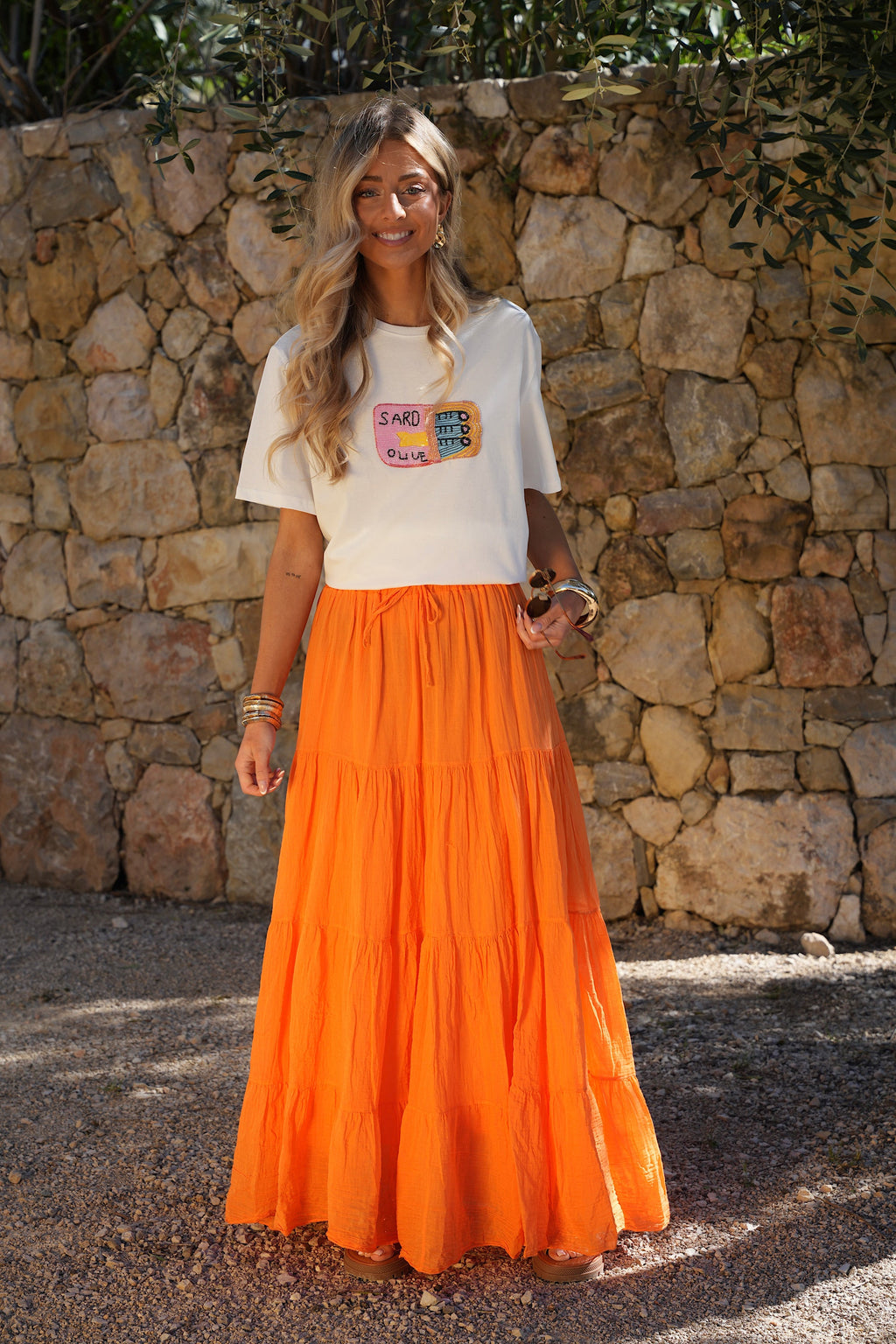 Chloé Long Skirt - Orange