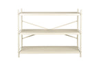 Iron Shelf Low - Shelf - Rubberwood - Beige