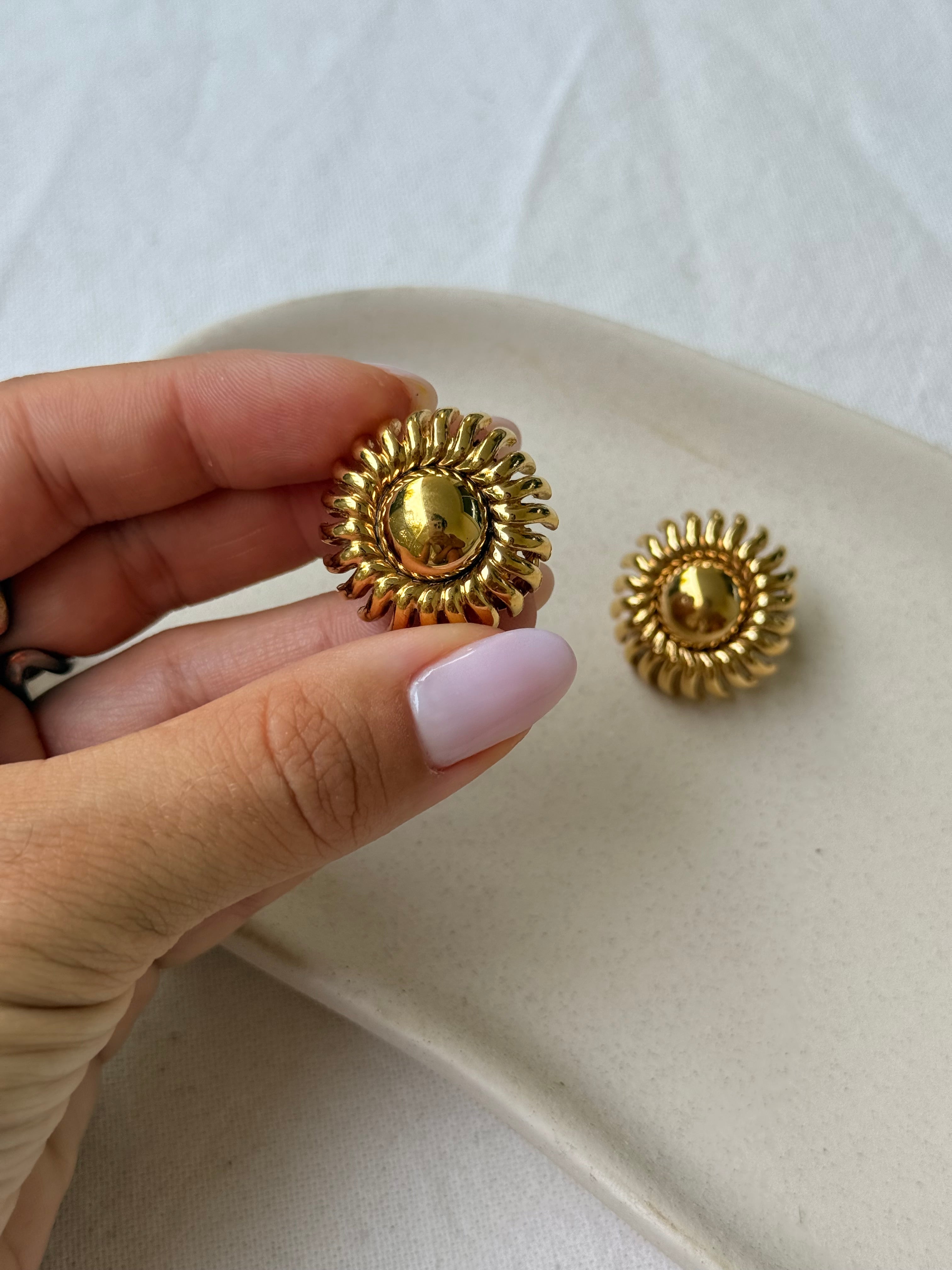 Pendientes Monet Vintage - Soles Dorados
