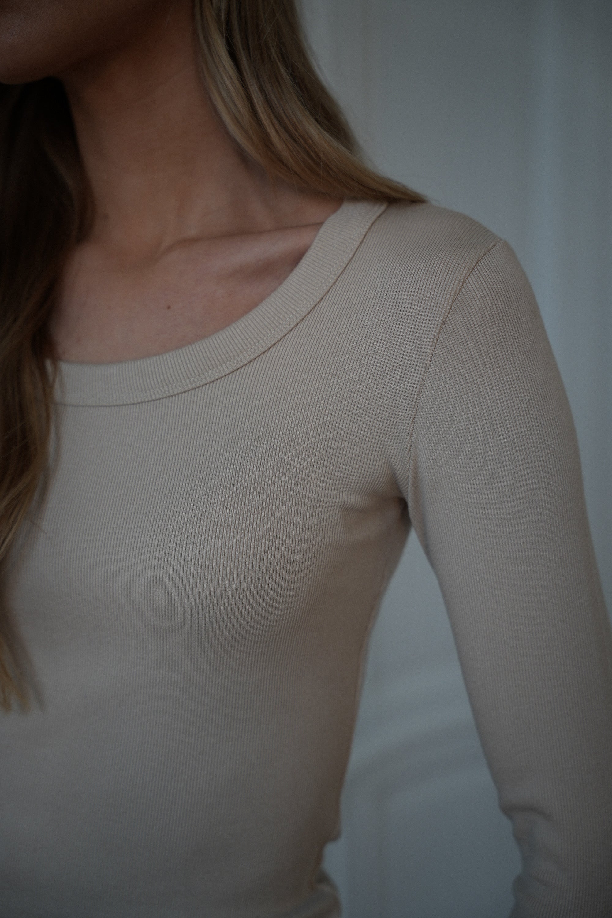 Jersey Polly Fine - Beige