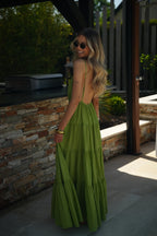 Robe Soleil Filipa - Verte
