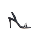 Catena Notte Black & Glam High-Heel Slingback Sandal
