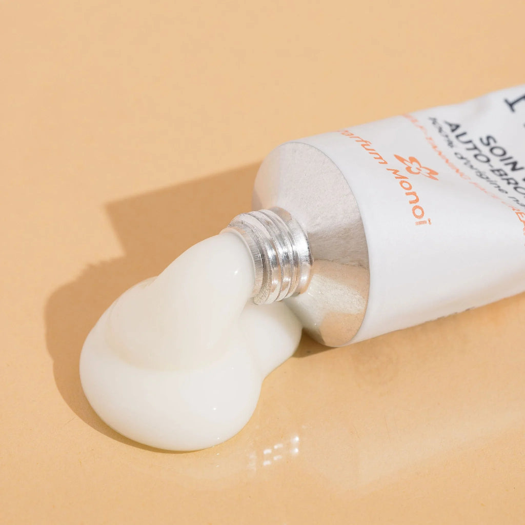 monoï tratamiento facial autobronceador hidratante natural orgánico