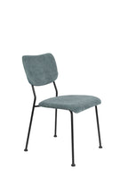 Benson - Dining Chair - Fabric - Grey/Blue