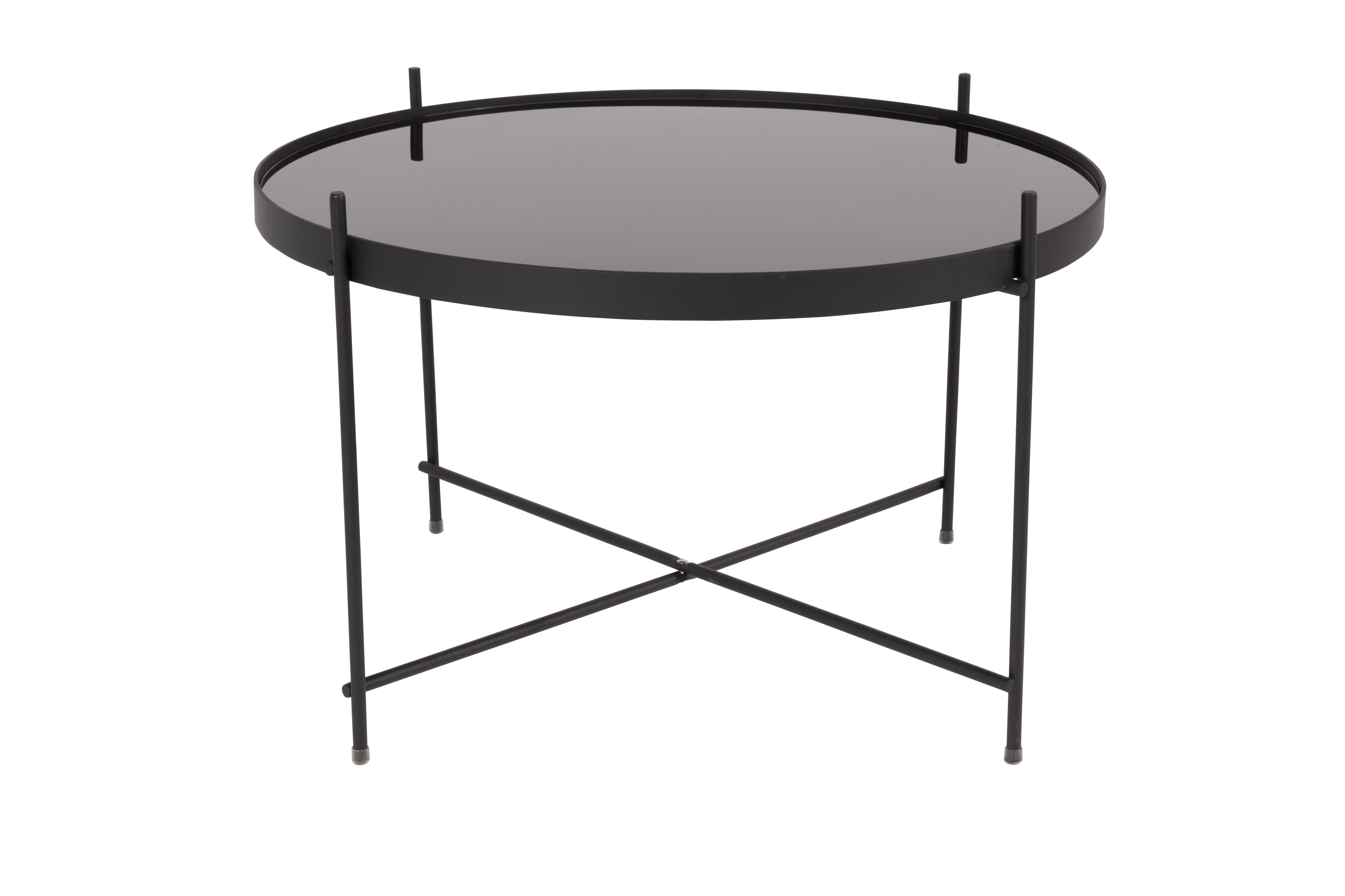 Cupid L - Table D'Appoint - Verre - Noir