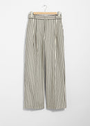 Trousers La Paul Striped Trouser - Beige - Women