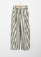 Pantalon Rayé La Paul - Beige