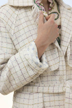 La gabardina blanca Lauren