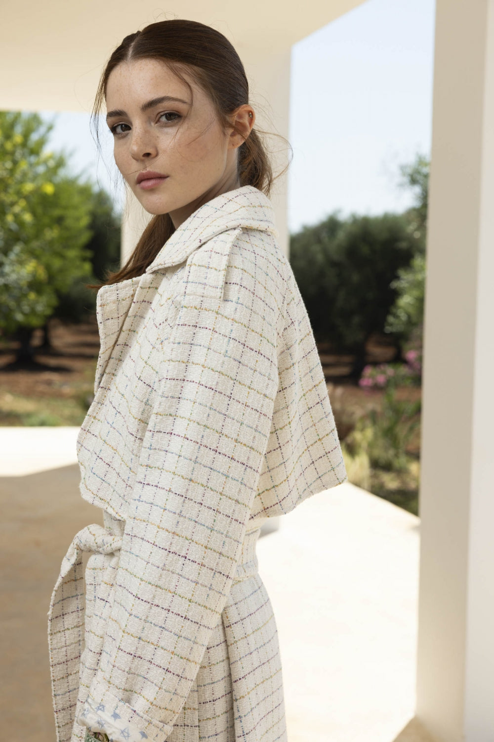 La gabardina blanca Lauren