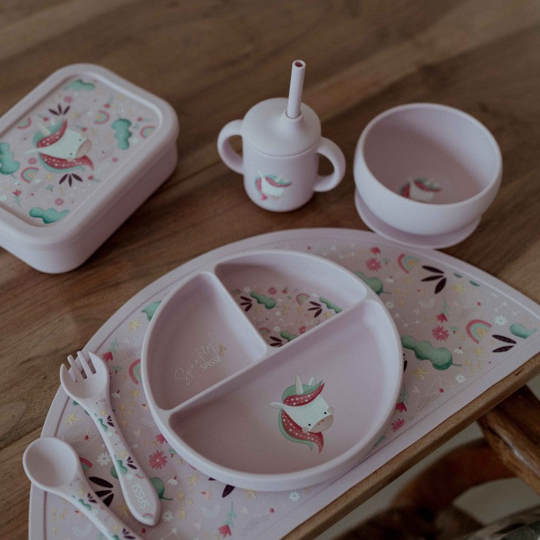 Silicone Fork & Spoon Set - The Unicorn