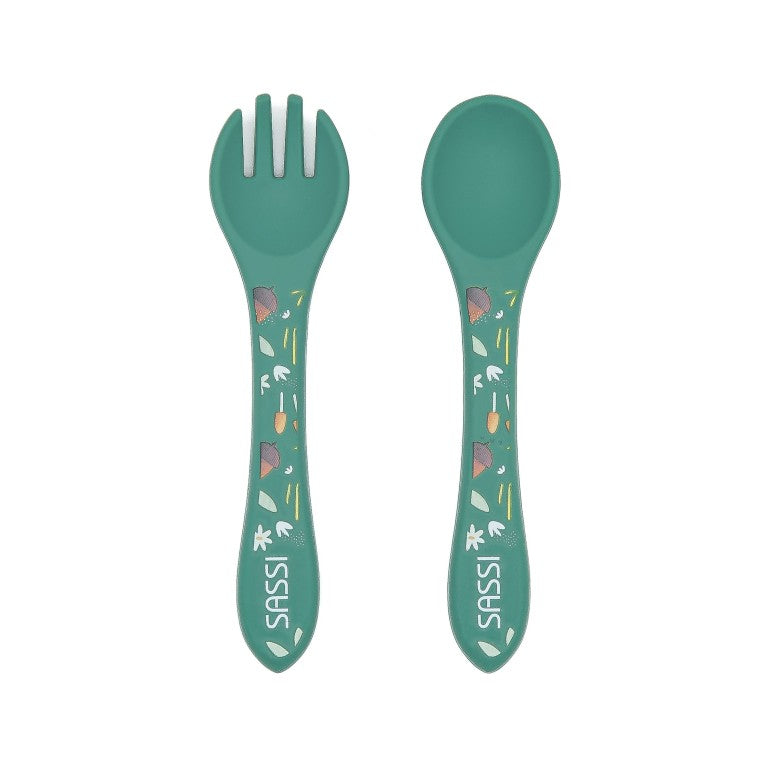 Kit Fourchette & Cuillère En Silicone - Le Renard