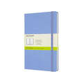 Cuaderno clásico grande 13X21 - Páginas blancas - Azul hortensia