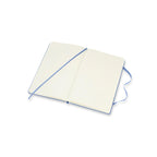 Cuaderno clásico grande 13X21 - Páginas blancas - Azul hortensia