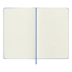 Cuaderno clásico grande 13X21 - Páginas blancas - Azul hortensia