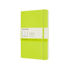 Carnet Classique Large 13X21 - Pages Blanches - Vert Citron