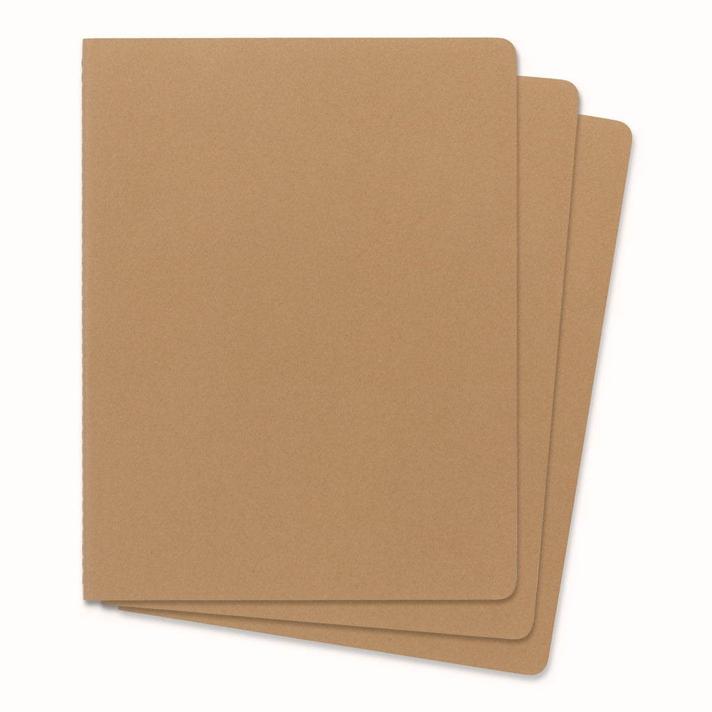 Xxl 21.6X27.9 Notebook - Ruled Pages - Kraft Brown