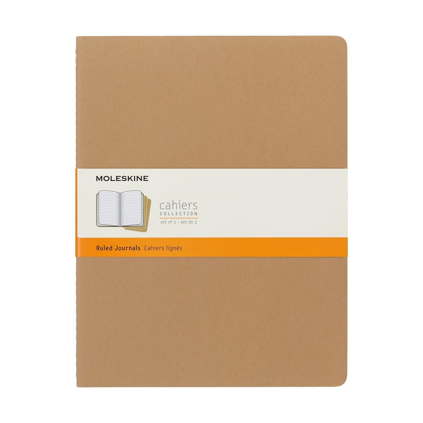 Xxl 21.6X27.9 Notebook - Ruled Pages - Kraft Brown