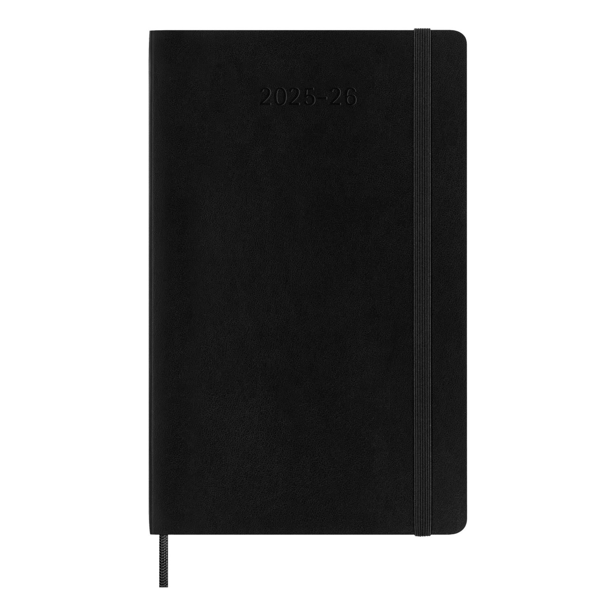 Agenda 18 Mois Classique Large 13X21 - Journalier - Noir