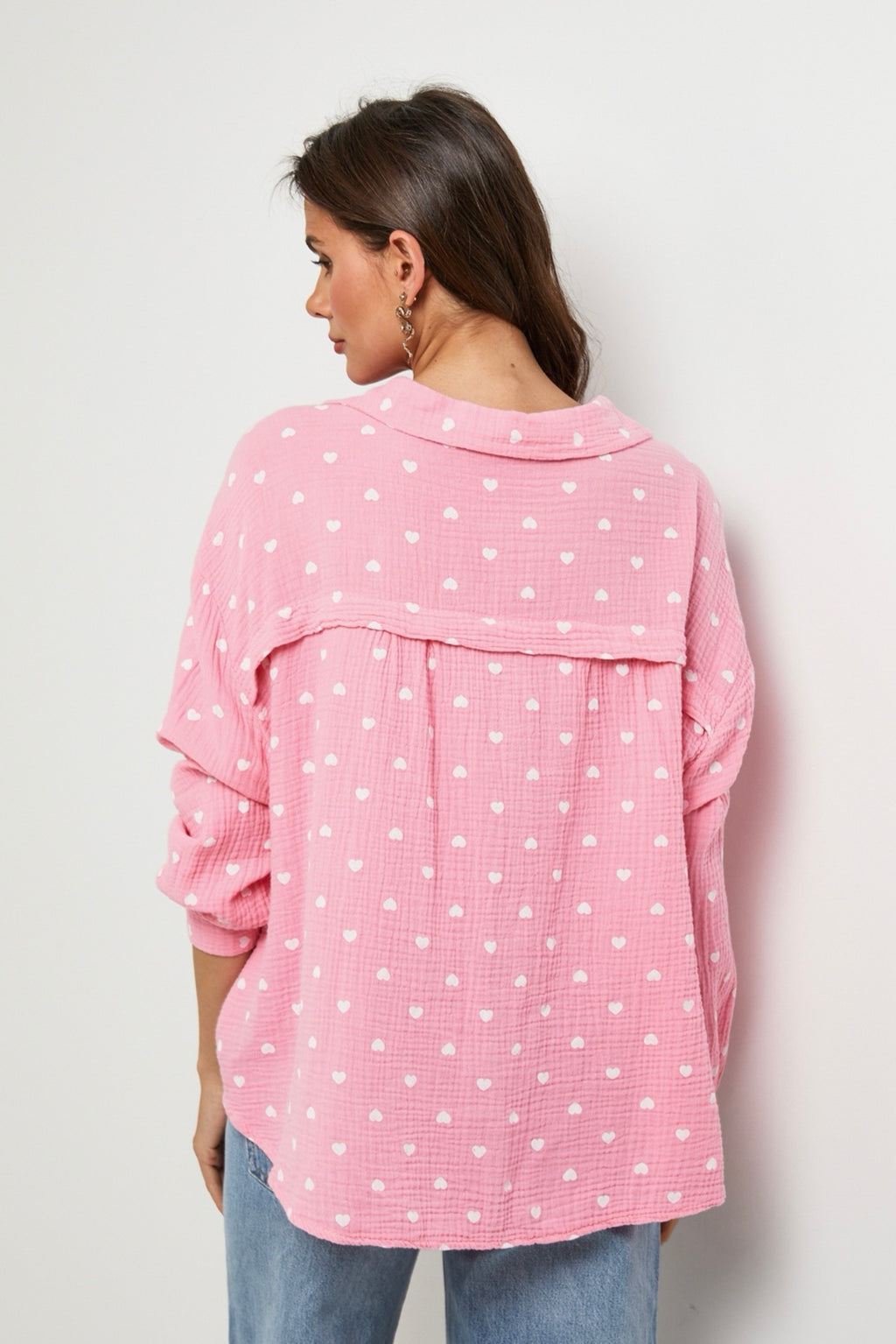 Pink/White Shirt - Women