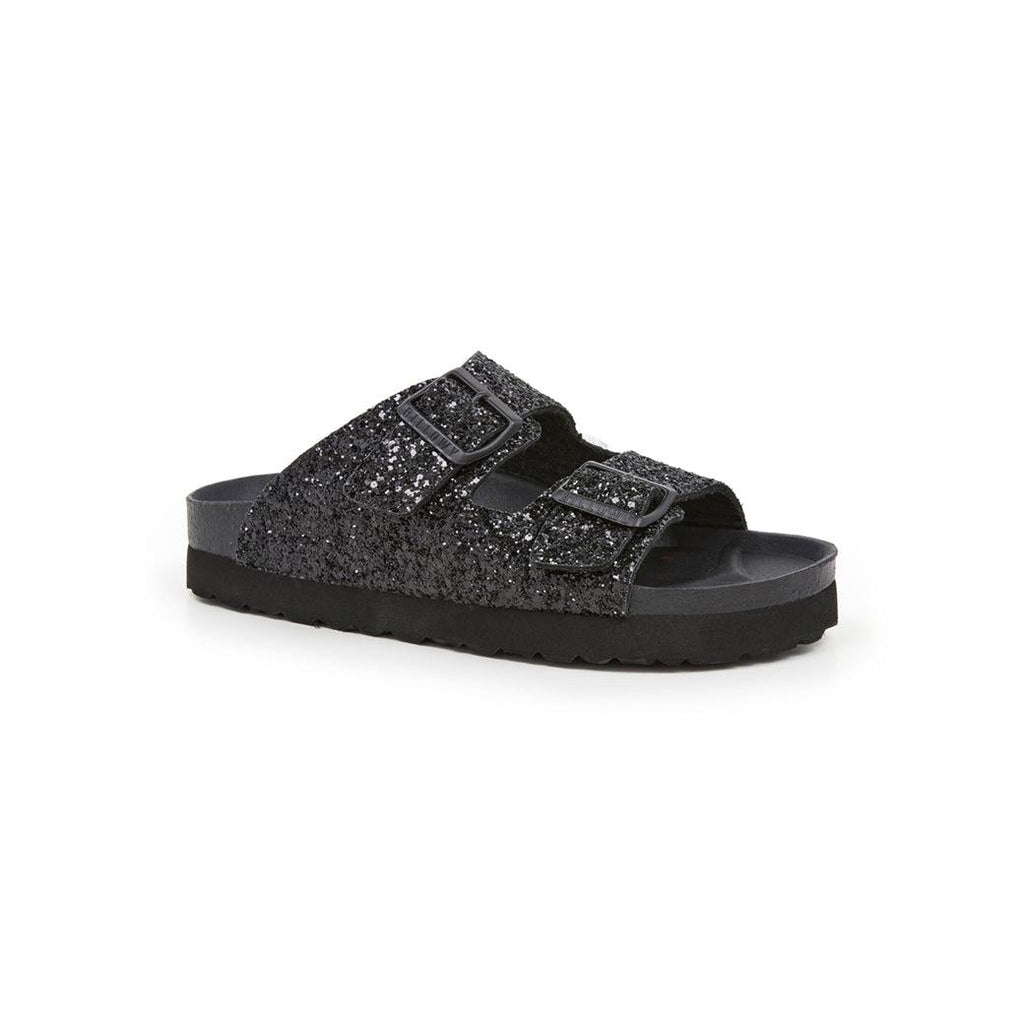 Black Platform Sandals - Women