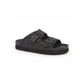 Black Platform Sandals - Women