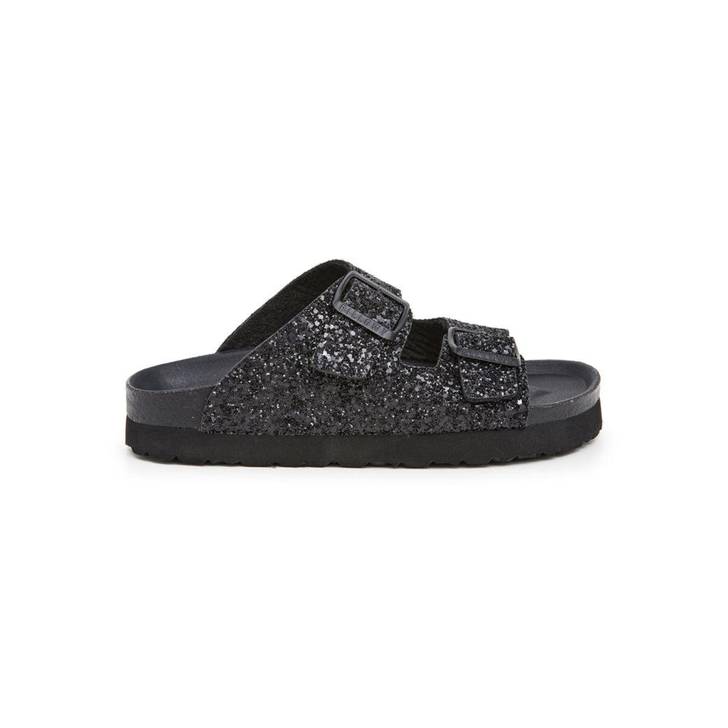 Black Platform Sandals - Women