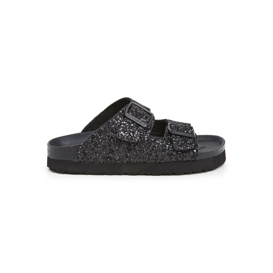 Black Platform Sandals - Women