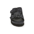 Black Platform Sandals - Women