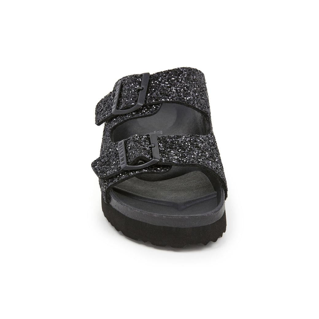 Black Platform Sandals - Women
