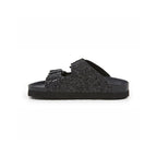 Black Platform Sandals - Women