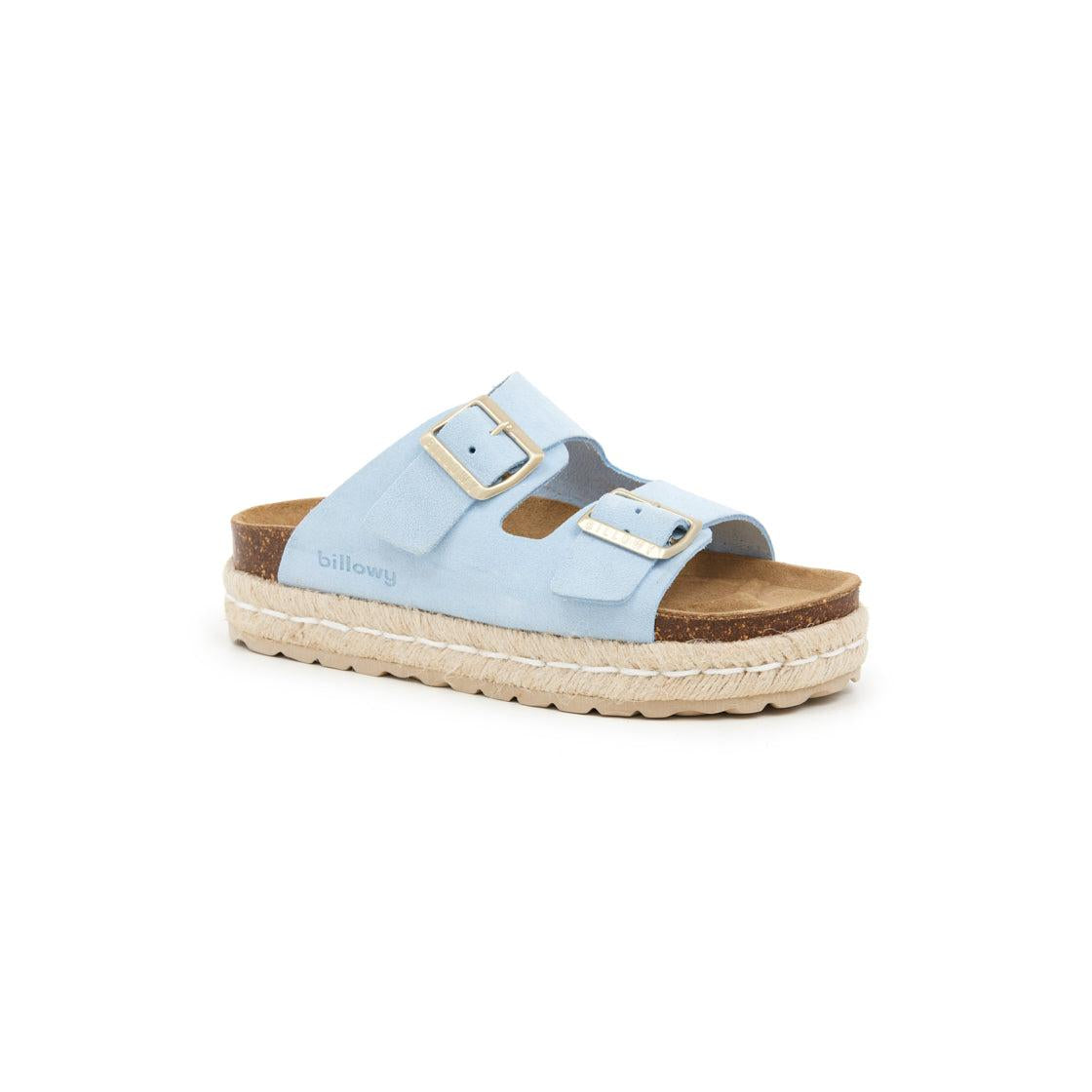 Blue Platform Sandals - Women