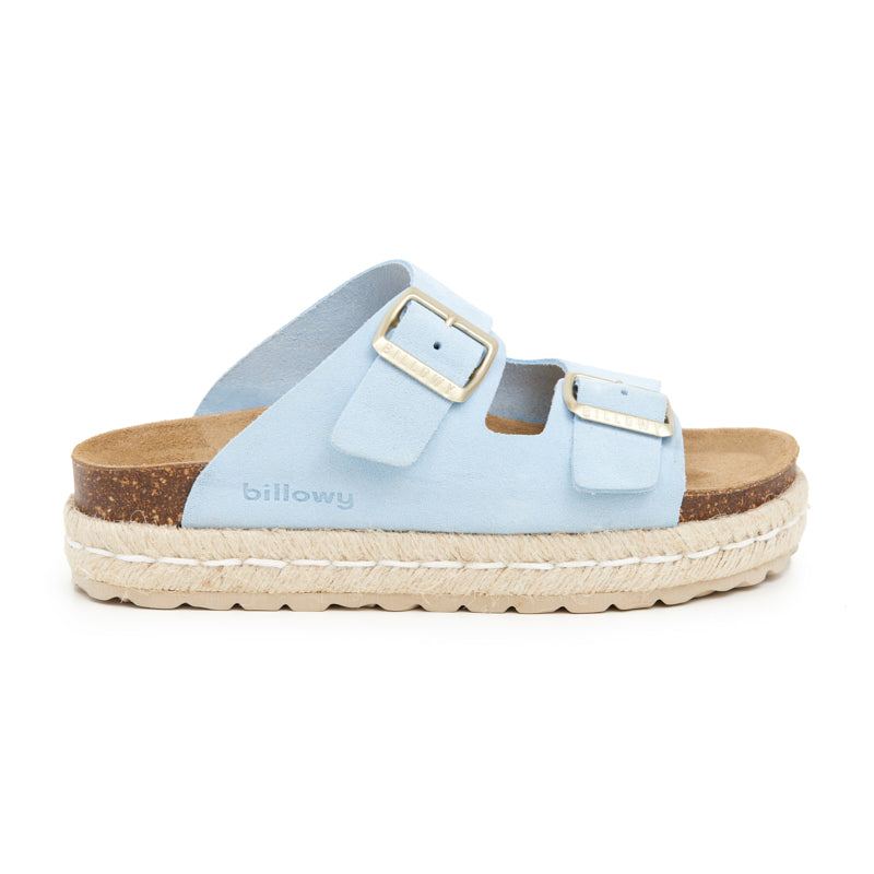 Blue Platform Sandals - Women