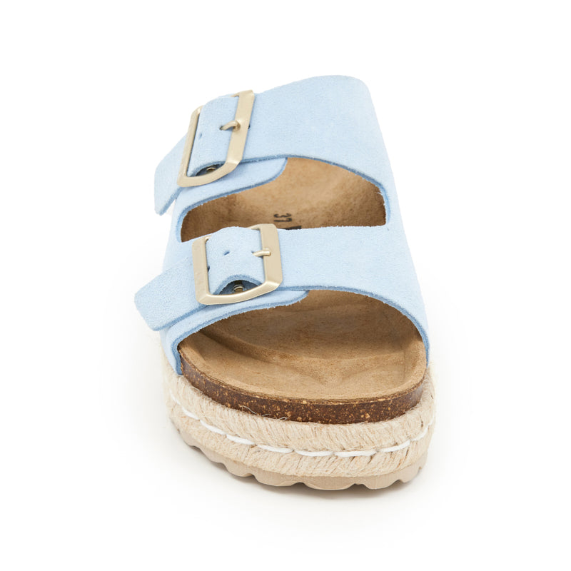 Blue Platform Sandals - Women